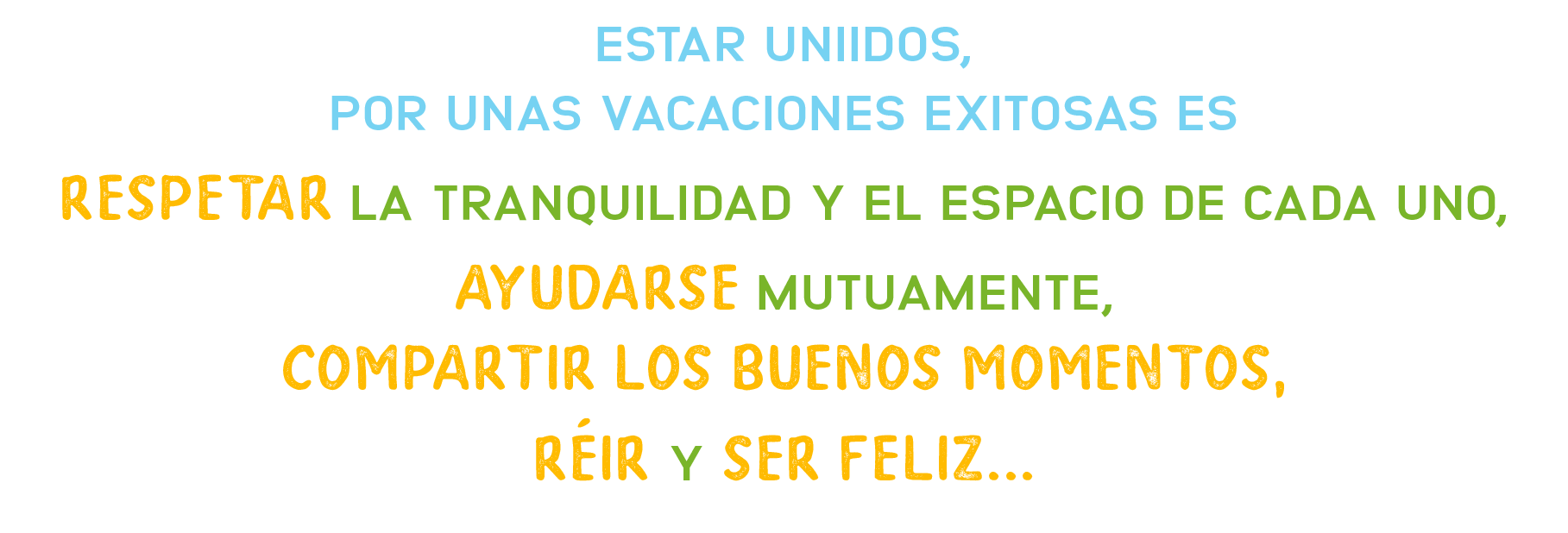 Carta de valores del camping