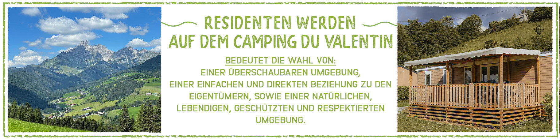 Eine ruhige Umgebung fernab überfüllter Touristengebiete