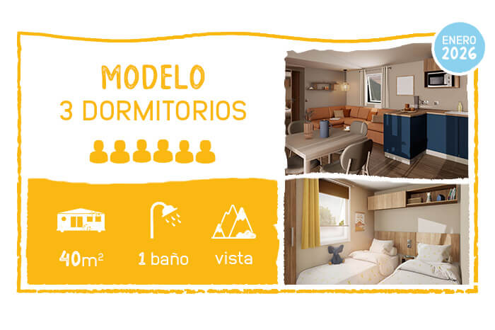 Mobil-home residencial con 3 dormitorios